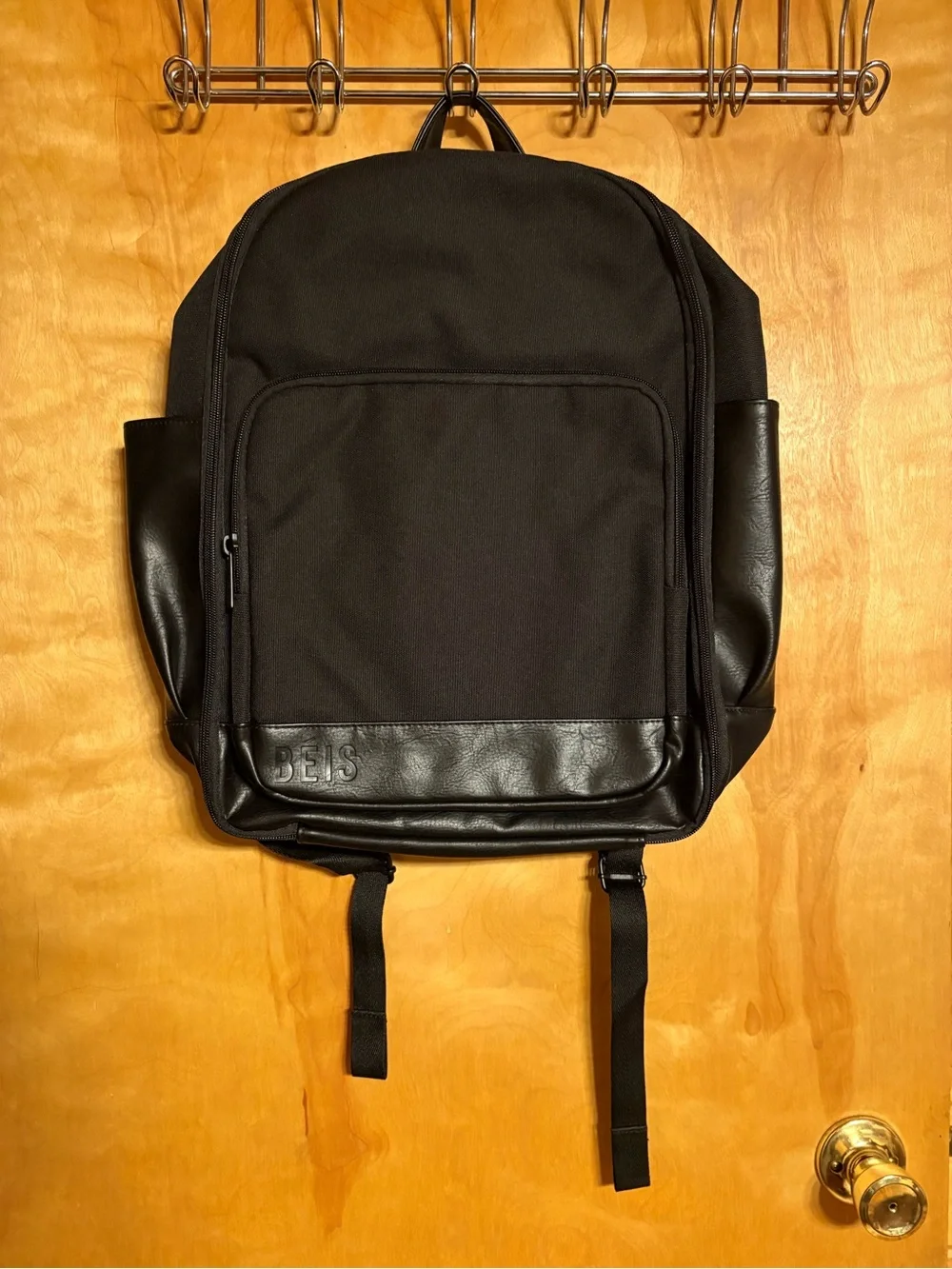 Beis The Travel Backpack - Black - NWOT